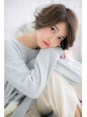 オーガニックカラーアシンメトリー前下がりショートb1