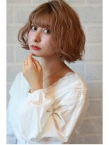 ヘアリゾートエーアイ 北千住店(hair resort Ai)&nbsp;20代30代40代50代 色っぽふんわりショートの重軽ウェーブヘア♪