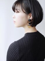 モリオフロムロンドン 松戸店(Morio from London)&nbsp;【松戸　ムラマツ】大人かわいい前髪あり黒髪ショートボブ