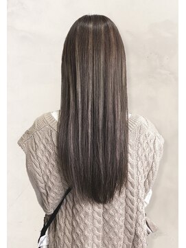アース 三田南ウッディタウン店(HAIR&MAKE EARTH) 20代30代髪質改善☆透明感ハイライトグレージュアッシュ
