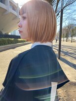 【loki】ボブ×オレンジベージュ