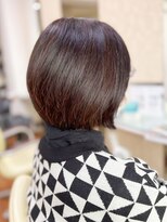 アークスヘアー&nbsp;ダークべージュ大人可愛い小顔 ショート切りっぱなしレイヤー