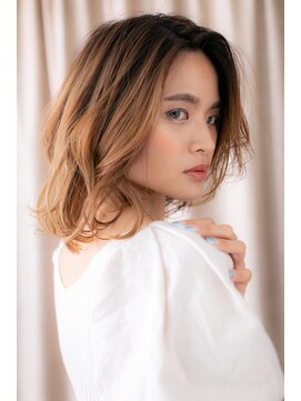 カバーヘア ブリス 大宮西口(COVER HAIR bliss) 外国人風カーキベージュフレンチカジュアルY大宮10代20代30代