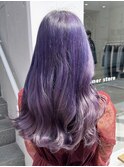 ブルーパープルカラー/ロングヘア
