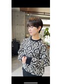 ハンサムショート/20代/30代/前髪あり