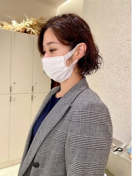 メゾンマイル 恵比寿(maison mile) ハッシュカット/似合わせカット/レッドブラウン[恵比寿駅]