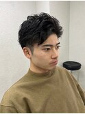 アップバングショートメンズカット所沢さっぱりメンズ