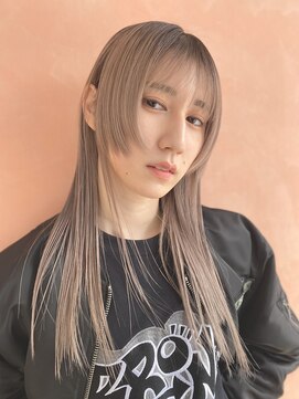 シュク 高円寺(SYUK) SYUK kazu 【高円寺 顔まわりカット 髪質改善 ハイライト 】