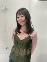 リスタバイスニップ(Lista by snip)&nbsp;顔周りレイヤー/セミロング/ぱつっとカット/中崎町