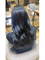 フィゼル あべのルシアス店(Aujua fizelle) 透明感ブルーブラック