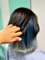 【ブルー×シルバーグラデーション】20代30代40代50代
