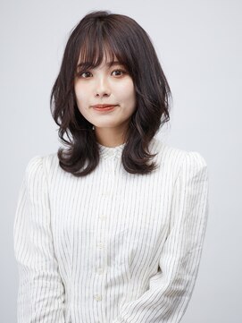 ヘアーサロンソシエ 本厚木店 外はねミディ/モテヘア[本厚木/本厚木駅]