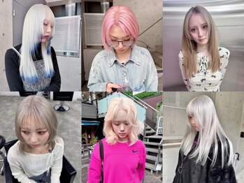 ローグ(LOGUE)の写真/ケアブリーチより傷まない“髪質改善ブリーチ”登場！"韓国風"や"外国人風"デザインカラーは【LOGUE】で★