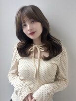 ソア 並木坂(Soa)&nbsp;韓国ヘア/前髪カット/レイヤーカット/ベージュ/ミディアム