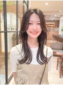 大人可愛い20代30代40代インナーカラー小顔ウルフレイヤーボブ