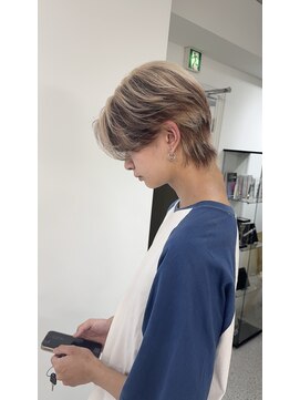 メンズペレ 渋谷(MEN'S PELE) スペインカール/スパイキーショート/ブルーブラック/渋谷