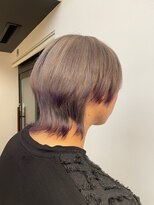 マインズリノ(MINDS LINO)&nbsp;パープル裾カラー