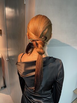 シャルムバイケンジ(Charm.by KENJE) 【高めポニーテール】結婚式/銀座/ヘアセット/アレンジ