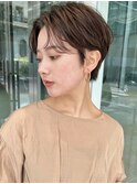 ☆【春日】オリーブグレー/ショート/顔周りレイヤー/髪質改善47
