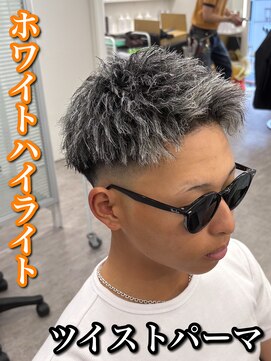 MEN’S HAIR/波巻ツイストスパイラル/フェザーパーマ/大阪