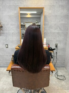 仙台駅前＊大人かわいいラベンダーブラウン