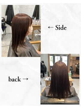 チャンドット(chan.) ≪お客様スタイル≫ うるツヤグレイカラーで人気な秋色に