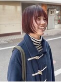 【till】ミニボブ＋レッドカラー