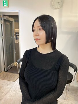  fit stand 千葉/ショートボブ/カット/パーマ/ダブルカラー/トリートメント/縮毛矯正 イメチェン/ピンクベージュ/アンブレラカラー[千葉]