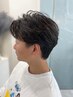 カット+韓国ダウンパーマ¥8000韓国/韓国ヘア/レイヤーカット/ダウンパーマ