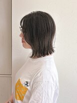 ハク(haku.)&nbsp;肩ライン切りっぱなし