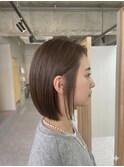 レイヤーショートボブ/韓国風/20代30代40代50代/顔周りカット