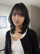 エトワ 中央店(etoi) 大分ハッシュカット胸上鎖骨下ミディアムレイヤースタイルかるめ