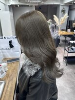 ヴェルダ 池袋店(verda) ブリーチなしダブルカラー オリーブグレージュ haruto