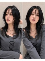 アンフィニー 仙台(ANFINI)&nbsp;仙台レイヤーカットハッシュレイヤーワンホンレイヤー韓国巻き