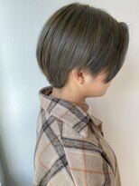 ネイヴィル オモテサンドウ(navile omotesando)&nbsp;☆ブリーチなしオリーブグレージュ☆20代30代40代オリーブカラー