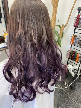 ヘア メイク エア コーディネーション 部分カラー