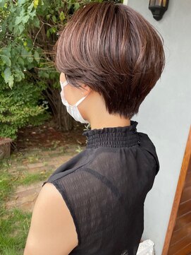 ヘア プロデュース キュオン(hair produce CUEON.) ショート×アッシュブラウン