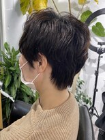 シェル 吉祥寺(shell)&nbsp;大人ベリーショート_パーマでスタイリングを楽に