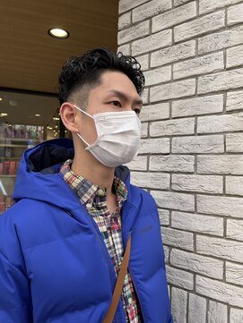パーク(PAAQ) Paaq 木村 大人男性にお勧めフェードパーマ