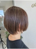 ショートボブ/ナチュラルベージュ