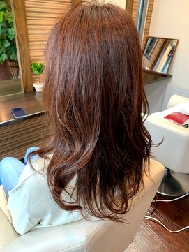 シュマン(Chemin) サラ艶暖色カラー＊髪質改善トリートメント