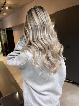 サニー 渋谷(SUNNY) バレイヤージュ、ココアベージュ、ハイライト、グレージュカラー