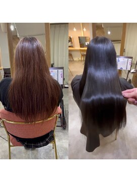 シア(sia) 髪質改善カラー/韓国風グレージュ