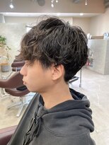 フラッグ ヘアー 天神西通り店(Flag HAIR)&nbsp;メンズパーマ　波巻きパーマ　ツイストスパイラル
