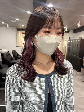 ムク 横浜店(muku) インナーカラーケアブリーチイヤリングカラーハイライトレイヤー