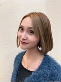 ボブ　　　―フレーミングカラーベージュver―