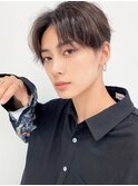 爽やかメンズ☆無造作ツーブロックマッシュナチュラル黒髪