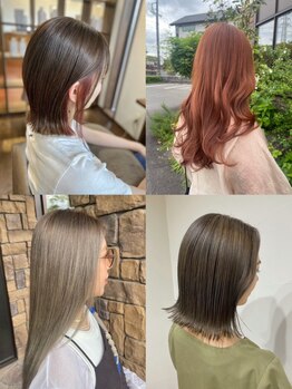 美容室 ルチア ハワイ(Luccica HAWAII)の写真/トレンドの透明感溢れるおしゃれでかわいいヘアに◇カラーの種類も豊富でどんなカラーも満足の仕上がりに。