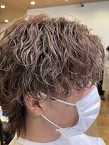 オーシャントーキョー サニー 原宿(OCEAN TOKYO Sunny)&nbsp;ハイトーンカラー　ベージュカラー　波巻きパーマ