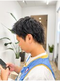 【メンズ★大名】スパイキーショート×刈り上げなし×眉毛カット